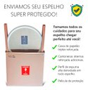 Ver imagem 5 de Espelho Banheiro Decorativo LED Frio Redondo Iluminado Sala Quarto 60cm: