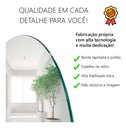 Ver imagem 6 de Espelho Banheiro Decorativo LED Frio Redondo Iluminado Sala Quarto 60cm: