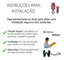 Ver imagem 2 de Espelho Banheiro Decorativo LED Frio Redondo Iluminado Sala Quarto 60cm:
