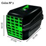 Caixa de Transporte Podyum N°3 Black/Verde Mec Pet - 2