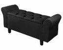 Ver imagem 3 de Recamier Baú 1,50m Lara para Cama Casal Premium Estilo Decorativo Closet Estofado Cor Preto