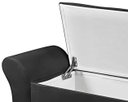 Ver imagem 5 de Recamier Baú 1,50m Lara para Cama Casal Premium Estilo Decorativo Closet Estofado Cor Preto