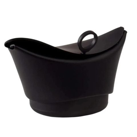Pipoqueira para Micro-Ondas Retratil Silicone Multiuso Prepara Pipoca Miojo Arroz Preto Kangur
