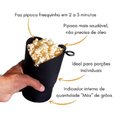 Ver imagem 3 de Pipoqueira para Micro-Ondas Retratil Silicone Multiuso Prepara Pipoca Miojo Arroz Preto Kangur