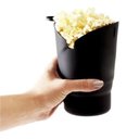 Ver imagem 2 de Pipoqueira para Micro-Ondas Retratil Silicone Multiuso Prepara Pipoca Miojo Arroz Preto Kangur