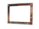 Ver imagem 1 de ESPELHO PARA BANHEIRO COM PRATELEIRA 50CM X 40CM MADEIRA RUSTICA