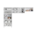 Ver imagem 4 de Kit de Cozinha Modulada 3 Peças Mirage New (2 Armários + 1 Paneleiro) CPT115 Branco/Preto - Telasul