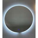 Ver imagem 3 de Espelho Redondo 40cm Iluminado Led 6000k Frio Touch Screen-luz Indireta