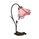Ver imagem 1 de Abajur Decorativo Tiffany Rosa a:42 L:19