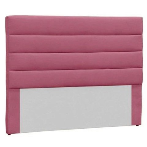 Cabeceira Casal Estofada Berlim Rosa -m&f Decor