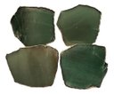 Ver imagem 1 de Porta Copos Quartzo Verde Banhados Bordas (10 A 13 Cm) 4 Un