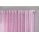 Ver imagem 2 de Cortina Voil Xadrez para Sala, Quarto e Cozinha 6,00 X 2,50 Rosa