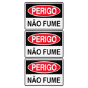 Ver imagem 1 de Combo 6 Placas De Sinalização Perigo Não Fume 30x20 Acesso - S-218 F9e