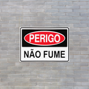 Ver imagem 3 de Combo 6 Placas De Sinalização Perigo Não Fume 30x20 Acesso - S-218 F9e
