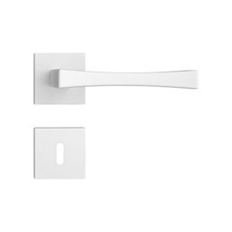 Fechadura Vivaldi Branco Texturizado Interna  - 1