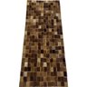 Tapete de Couro Passadeira Castanho 0,50x1,20 sem Bordas - 1