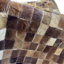 Ver imagem 4 de Tapete de Couro Passadeira Castanho 0,50x1,20 sem Bordas