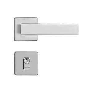 Fechadura Retro Inox Escovado Externa