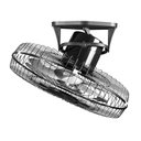 Ver imagem 1 de Ventilador de Teto Venti-delta Premium 360 50cm com Grade de Aço Preto Bivolt