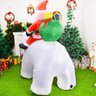 Papai Noel Inflavel Urso Polar Natal Natalino Decoraçao Enfeite Casa Festa Comemoraçao Jardim - 5