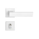 Ver imagem 1 de Fechadura Beethoven Branco Texturizado Externa Cromo Acetinado Pado