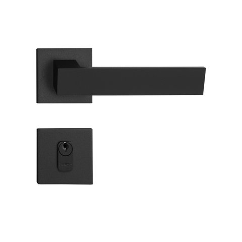 Fechadura Beethoven Preto Texturizado Externa