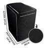 Capa Para Máquina De Lavar Roupas Preto Marcas 7kg 8kg 9kg - 2