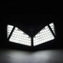 Ver imagem 4 de Luminária Solar Sensor de Movimento Branco Frio Presença Parede 100 LED 3 Funçoes Lâmpada Prova D