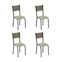 Ver imagem 1 de Conjunto de Cadeiras Paonanda Mariana 4 Lugares Rami|pérola