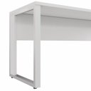 Ver mais imagens de Mesa Plataforma Individual com Caixa de Tomadas Pés Metal 120cm Industrial Executive Cinza