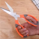 Ver imagem 3 de Kit 2 Tesoura de Cozinha de Aço Inoxidável 21cm Multifuncional, Carne e Vegetais, Osso de Frango, Ab