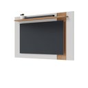 Ver imagem 2 de Painel Leme para TV até 70 Extensível 1,60m a 1,80m Off White Matte/Freijó Colibri Decor