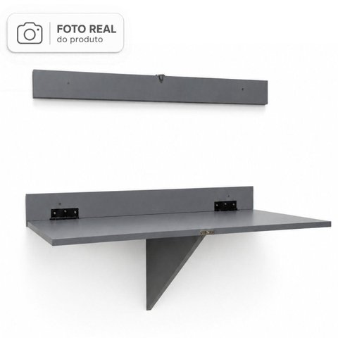 Mesa Suspensa Dobrável 80x50cm MDF 15mm - Pocket Acqua