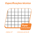 Ver imagem 5 de Tela Ciranda Arroz/areia 1x12,5m Malha 10 Fio 28 Rino Agro