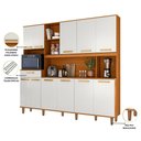 Ver imagem 5 de Cozinha Compacta Pilar 11 Portas 1 Gaveta Freijó/Off White - Pnr Móveis
