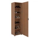 Ver imagem 3 de Sapateira Versa Home 1 Porta 5 Prateleiras com Espelho Freijó - Telasul