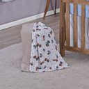 Ver imagem 3 de Enxoval de Bebe Kit de Berço Americano Cortina Algodão Menino Menina 8 Peças:trator Azul