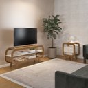Ver imagem 1 de Conjunto Sala de Estar Mesa de Apoio e Rack Theo