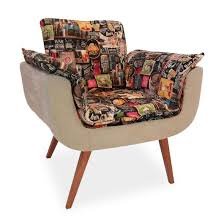 Poltronas Cadeiras Decorativas Opala Suede