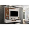 Painel Tv Zeus Off White/canela - Carmolar - 2