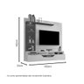Painel Tv Zeus Off White/canela - Carmolar - 3