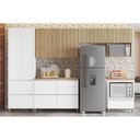 Ver imagem 1 de Cozinha Modulada Nesher Rainha Gourmet 6 Peças (3aéreos+1paneleiro+2balcões) C6p39 Branca/nature-