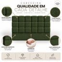 Ver imagem 6 de Cabeceira Cama Box Queen 158cm Estofada Bouclé Boss:Verde