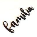 Ver imagem 2 de Adorno De Parede Família - Palavra Decorativa, Quadro, lettering - Toque 3D:Preto