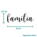 Ver imagem 4 de Adorno De Parede Família - Palavra Decorativa, Quadro, lettering - Toque 3D:Preto
