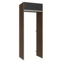 Ver imagem 1 de Porta-geladeira 83 Cm 1 Porta Basculante Rustic/preto Glamy Madesa