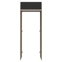 Ver imagem 6 de Porta-geladeira 83 Cm 1 Porta Basculante Rustic/preto Glamy Madesa