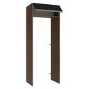 Ver imagem 7 de Porta-geladeira 83 Cm 1 Porta Basculante Rustic/preto Glamy Madesa