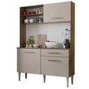 Ver imagem 3 de Kit Cozinha Compacta 120cm Rustic/crema Life Madesa