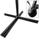 Ver imagem 1 de Ombrellone Suspenso Casa Lys Jardim Poliéster 180g Resistente Raios Solares Marrom Manivela